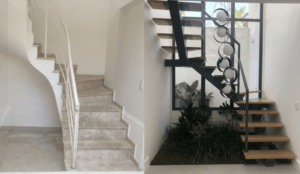 Escada de concreto ou metálica: qual é a melhor opção para sua obra